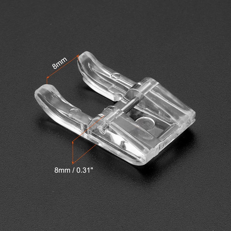 sourcing map Open Foot Sewing Machine Presser Foot PP Plastic
