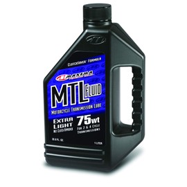Maxima Racing Oils 42901-4PK MTL-XL 75w Motorcycle Transmission/Clutch Fluid 1L Bottle, 4-Pack