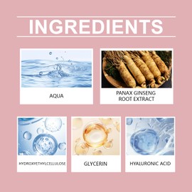 Urseow Eyelash Growth Serum, 5ml, Nourishing Formula with Ginseng Root Extract and Hyaluronic Acid