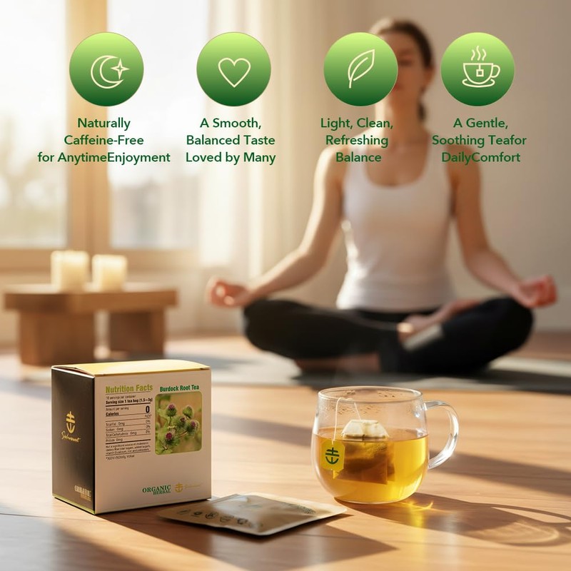 Soilmount - Burdock Root Tea - Pure Herbal Tea -