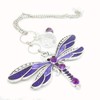 Dragonfly Rear View Mirror Car Charm - Crystal Sun Catcher