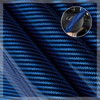 Car Steering Wheel Cover Set Bright Carbon Fiber Wrap Non-Slip