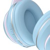 Bluetooth Headphone Heavy Bass Noise Cancelling Foldable Gradient Color Wireless