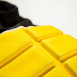 Rugbier Professional Rugby Shoulder Pad for Men - Vulcano Rugby Shoulder Pad - Padded Rugby Protection - Men's Categories - Yellow / Black Vulcano Model Size S