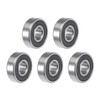 sourcing map 6000-2RS Deep Groove Ball Bearing 10x26x8mm Double Sealed