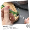 SHOWERORO 1pc Copper Needle Scallion Cutter Multifunctional Vegetable Slicer for