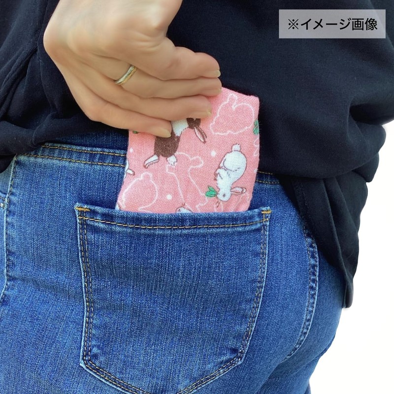 Kyoyu Blue Bird Hand Towel, 9.8 x 9.8 inches (25