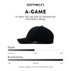 melin A-Game Icon Hydro, Red, Performance Snapback Hat, Water-Resistant Baseball