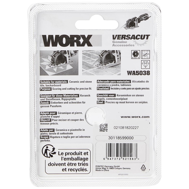 WORX WA5038 85mm Diamond Blade