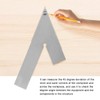 Machinist Square 45 Degree Miter Angle Corner Ruler Wide Base
