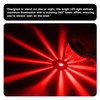 Ledvillage 2Pcs Red Watermelon LED Light with Stainless Steel Bracket,