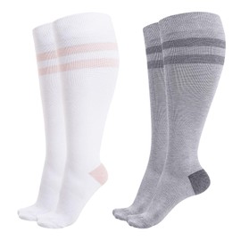 Momcozy Compression Socks for Women Wide Calf, 15-20mmHg Knee High Support Socks for Pregnancy, Nurses, Travel, Flying