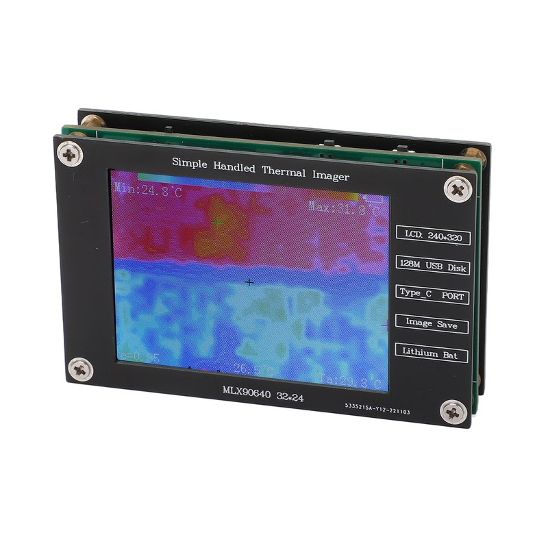 Thermal Imager Infrared Camera Digital Handheld Portable Multifunctional 2.8in LCD