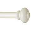 Ivilon Drapery Window Curtain Rod - Knob Design, 1 Inch