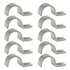 10 Pieces M42 Pipe Strap 304 Stainless Steel Single Hole
