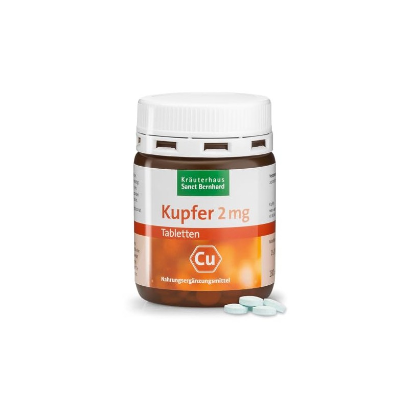 Sanct Bernhard Copper Tablets - 2mg Copper / Tablet -