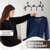 Coat Rack Black Metal Leaves Wall Coat Rack Hallway Wall