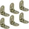 6 PCS Small Door Hinges with Rounded Edges, Ideal for