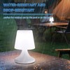 uuffoo Cordless LED Table Lamp with Speaker Shower Lamp Patio