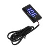 Universal LCD Motorcycle Voltmeter Ultra Thin Waterproof Voltmeter with Left