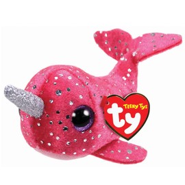 TY 1607-41259 Nelly Pink NARWHAL Teeny, Multicolored