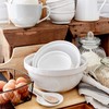 Casafina, Fattoria collection, Stoneware Bakeware, Mixing bowl, white, 7''