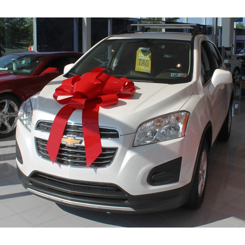Car Bow Store 30" Big Red Suction Cup Car Bow