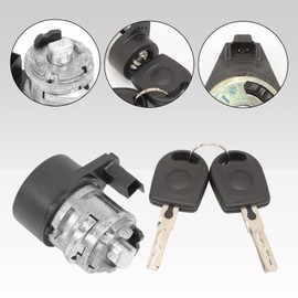 Taesayl Neiman Ignition Lock Steering Anti-Theft Switch Lock Compatible with Golf IV Beetle Polo 9N 3B0905855C