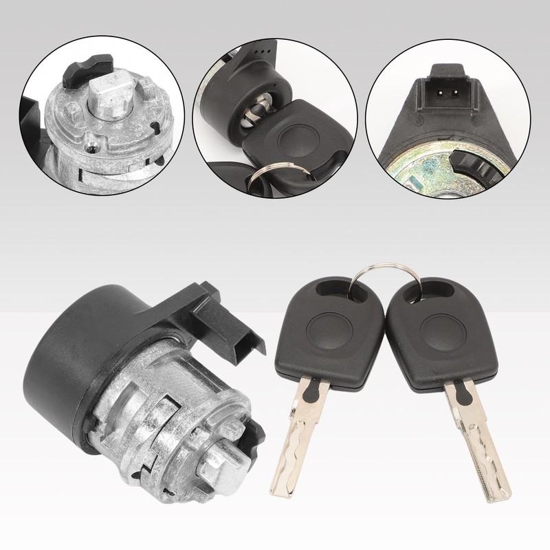 Taesayl Neiman Ignition Lock Steering Anti-Theft Switch Lock Compatible with