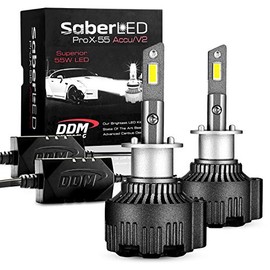 DDM Tuning Saber 55W ProX Accu/V2 LED Kit, 12500LM, 6000K, Pair, (H1)