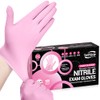 SwiftGrip Nitrile Exam Gloves, 4 Mil, X-Large, Cherry Blossom, Food
