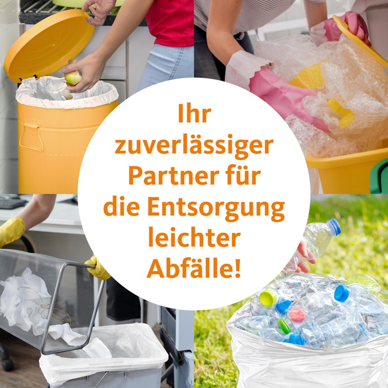 DEISS Universal Plus bin liners, 80 L, 40 pieces per