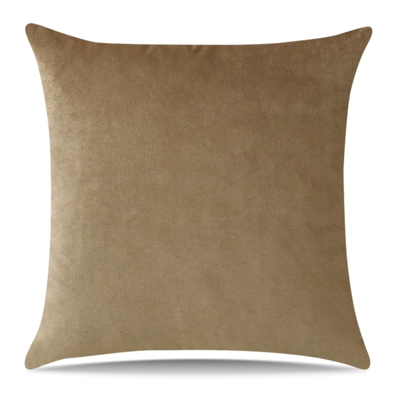 Artscope Luxury Velvet Cushion Covers Decorative Square Pillowcases Soft Solid