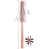 PERFEHAIR Small Round Brush for Short Hair 1 Inch Mini