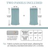 BGment Rod Pocket and Back Tab Curtains for Bedroom -