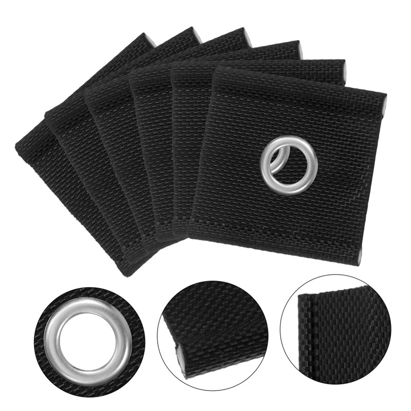 KONTONTY 6Pcs Rv Awning Eyelets for Piping Awning Fittings for