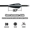 BOWSOUL 30inch Hunting Carbon Archery Arrows with 2.75” High Hardness