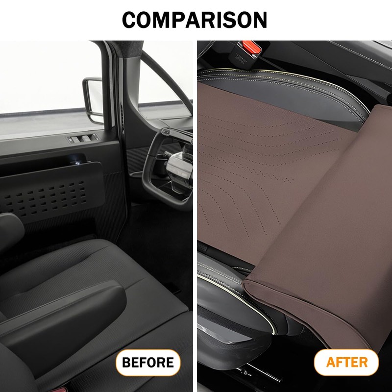 HZEL Car Seat Extender Leg Support Cushion, Lengthen Memory Foam