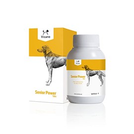 VetVital Senior Power Tabs, 150 Tablets, Supplementary Feed for Dog Seniors, With Natural Bioactive Substances, Tailored to the Nutrient Requirements of Older Dogs