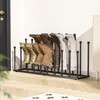 pickpiff Free Standing Shoe Racks - Black Metal Boot Rack