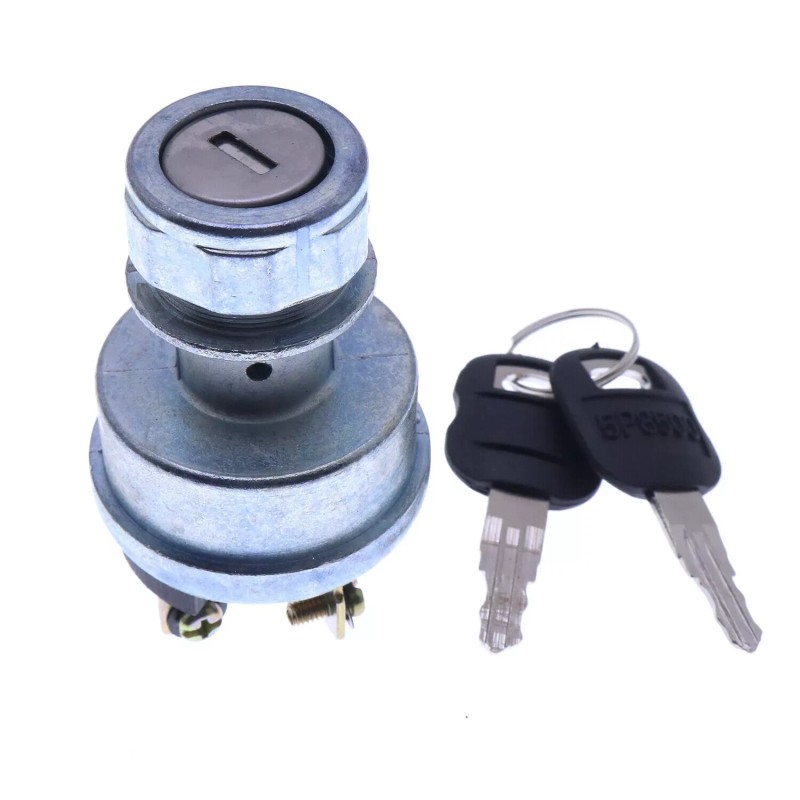 Ignition Starter Switch with 2 Keys 9G-7641 For Caterpillar 936F