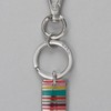 Paul Smith M1AKEYR MSTAG Men's Key Ring, Multi Stripe, 92