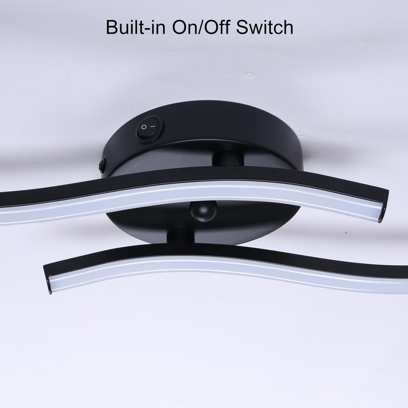 Maichis 12V RV 16inch LED Ceiling Light Fixture, 12V RV