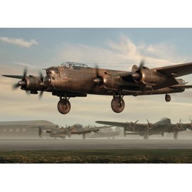 Airfix Avro Lancaster B II WWII Military Aviation 1000 Piece Jigsaw Puzzle HVCAX0003