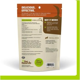Pet Naturals Skin and Coat for Dogs with Dry, Itchy and Irritated Skin, 30 Chews
