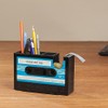 Retro Cassette Tape Dispenser and Desk Organizer, Crafted with Durable