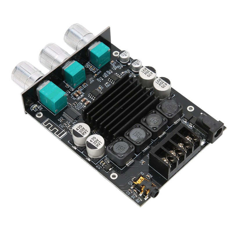 Power Amplifier Module Dual Channel Subwoofer 100Wx2 DC12‑24V BT 5.0