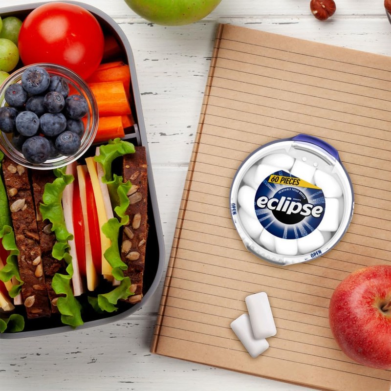 ECLIPSE Sugar-Free Gum Winterfrost, Chewing Gum Sugar Free in 60