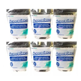 Todo Kleen Ácido Bórico - 6 Bolsas De 500 Gr. (1/2 Kilo) C/u