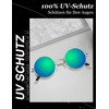 ANYLUV Sunglasses Men's Polarised Round Sunglasses Men Women Classic with